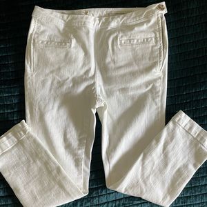 Anthropologie Pilcro High Rise White Jeans size 28